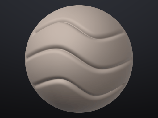 Wrinkle brush preview